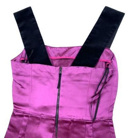 NWT D&G Dolce & Gabbana Sz 6/8 Purple Mid Sleeveless Pleated Pencil Dress - Picture 5 of 13